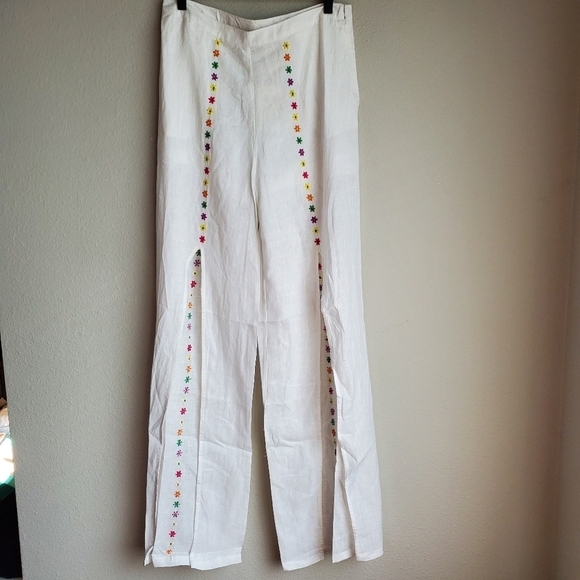 All Things Mochi Gaho Linen Pants size L NWT - Picture 4 of 8